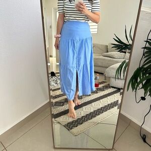 Spring/linen/ midi maxi Skirt perfect for summer